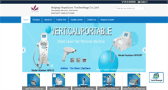 Desktop Screenshot of laser-hairremovalmachine.com